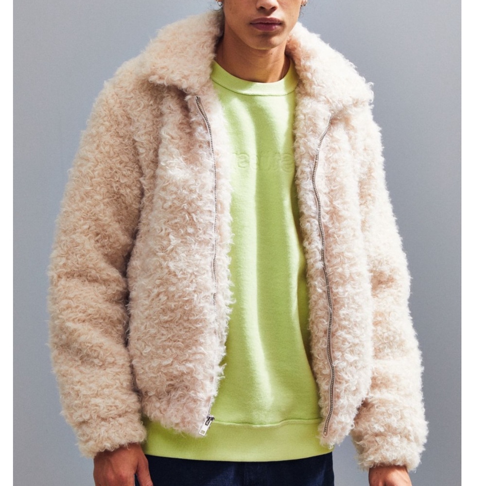 Men’s Shaggy Bomber Jacket